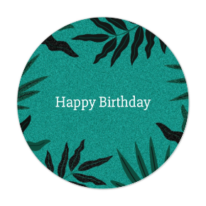 A Happy birthday Sticker