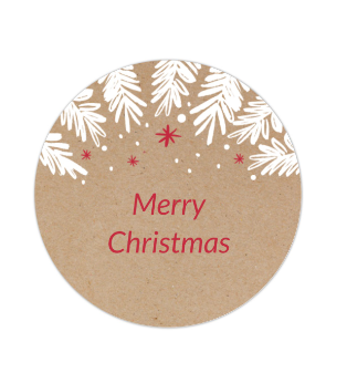 A Merry Christmas sticker